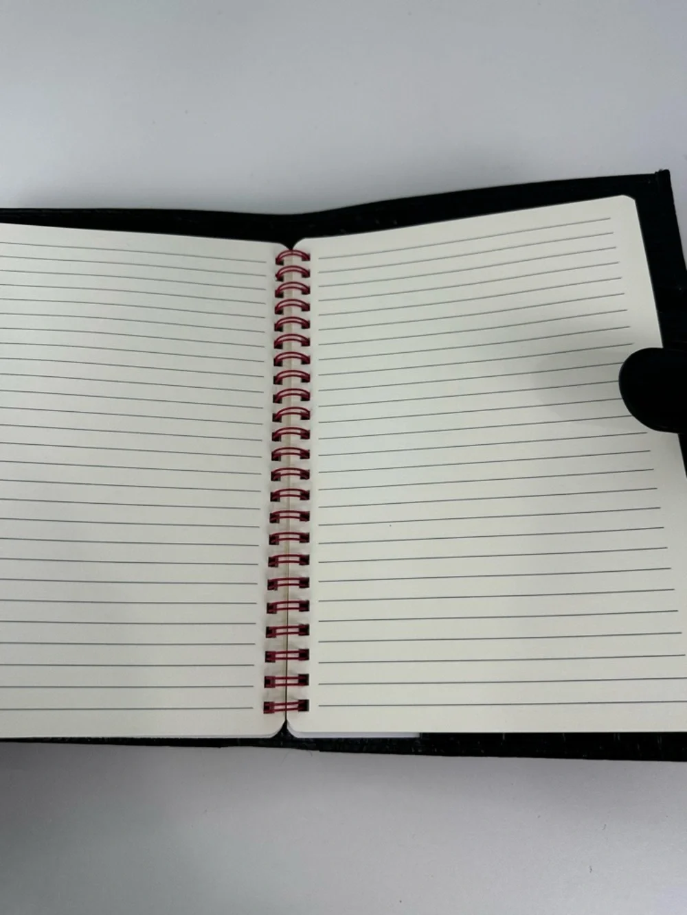 Black Croc Embossed A5 Planner with Four Wirebound Notebooks Snap Closure